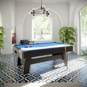 PLAY4FUN Billard Américain avec retour de boules automatique et accessoires – Image 3