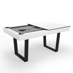 SOKKER Billard Américain Convertible en Table à manger 4/6 personnes 185 x 104 x 82 – Image 3