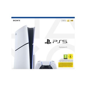 Console Sony PS5 Slim Edition Standard Blanc et Noir – Image 1