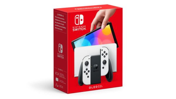 Nintendo-Switch-modele-OLED-avec-station-d-accueil-et-manettes-Joy-Con-blanches