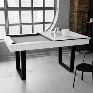 SOKKER Billard Américain Convertible en Table à manger 6/8 personnes 206 x 116 x 82 Cm - Horizon – Image 3